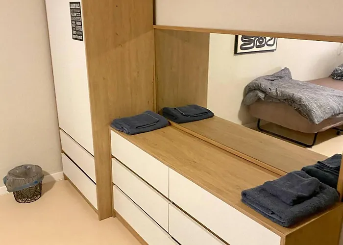 Grey Room For 2 People With Private Entrance